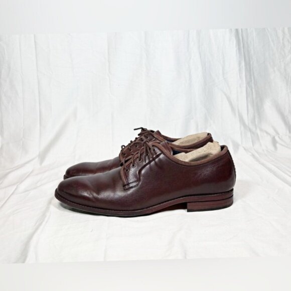 Cole Haan Mens Brown Leather Grand Oxford Lace Up Shoes~10~ - Picture 3 of 6